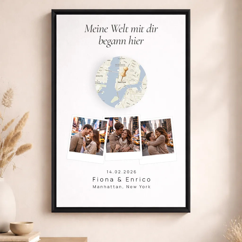 Leinwand "Wo alles begann" | Unsere Welt-Edition
