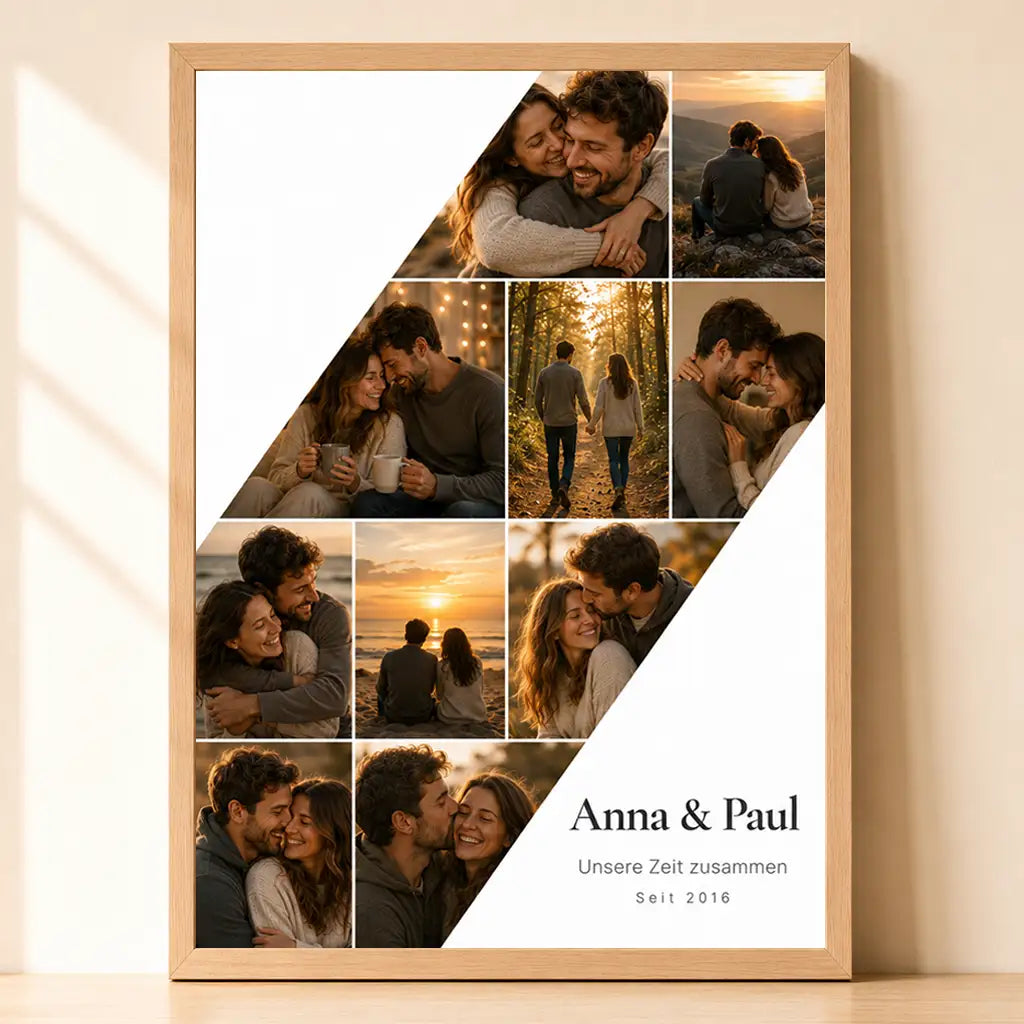 Poster Fotocollage "All die Momente" #2