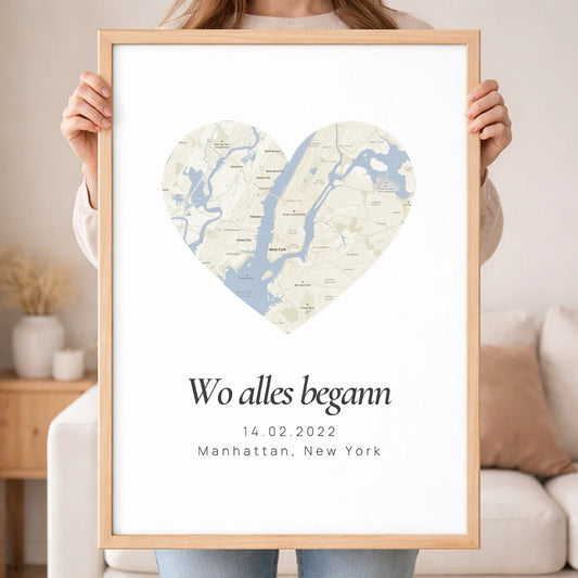 Wandbild "Wo alles begann" | Herzensort-Edition