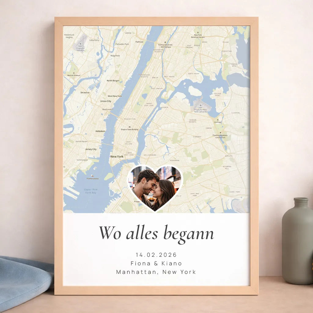 Poster "Wo alles begann" | Herz-Edition