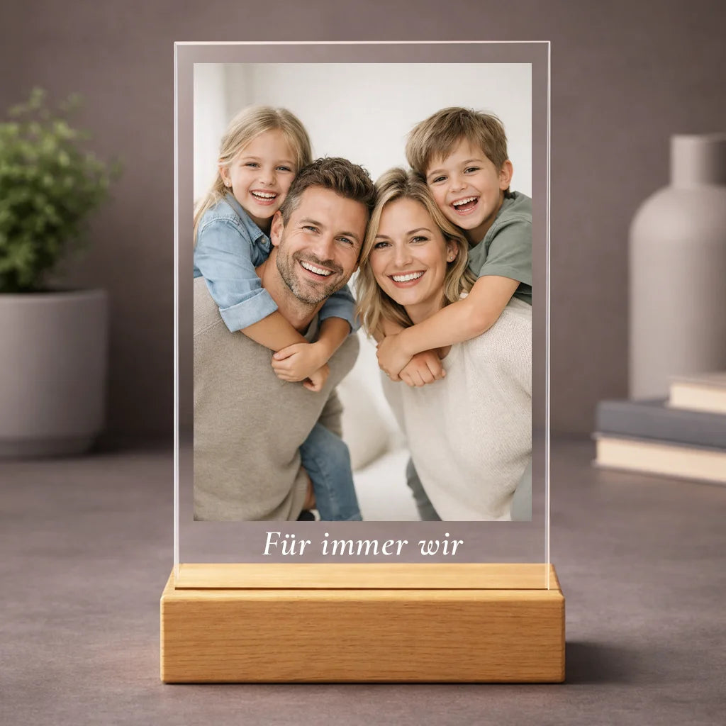 Portrait auf Acrylglas "Dein Foto"