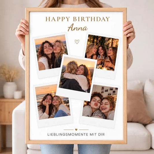 Wandbild Fotocollage "Geburtstag" #3