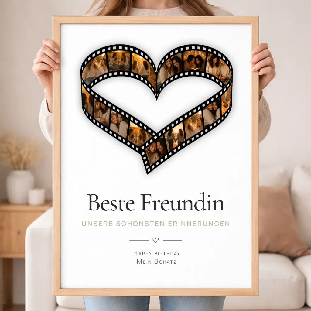 Wandbild Fotocollage "Zeit für Erinnerungen"