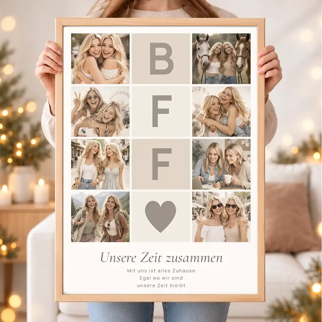 Wandbild Fotocollage "Lieblingsmomente Xmas 2026"