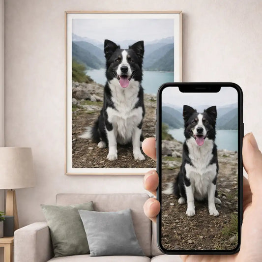 Wandbild Hunde-Portrait „Lieblingspfote“ 