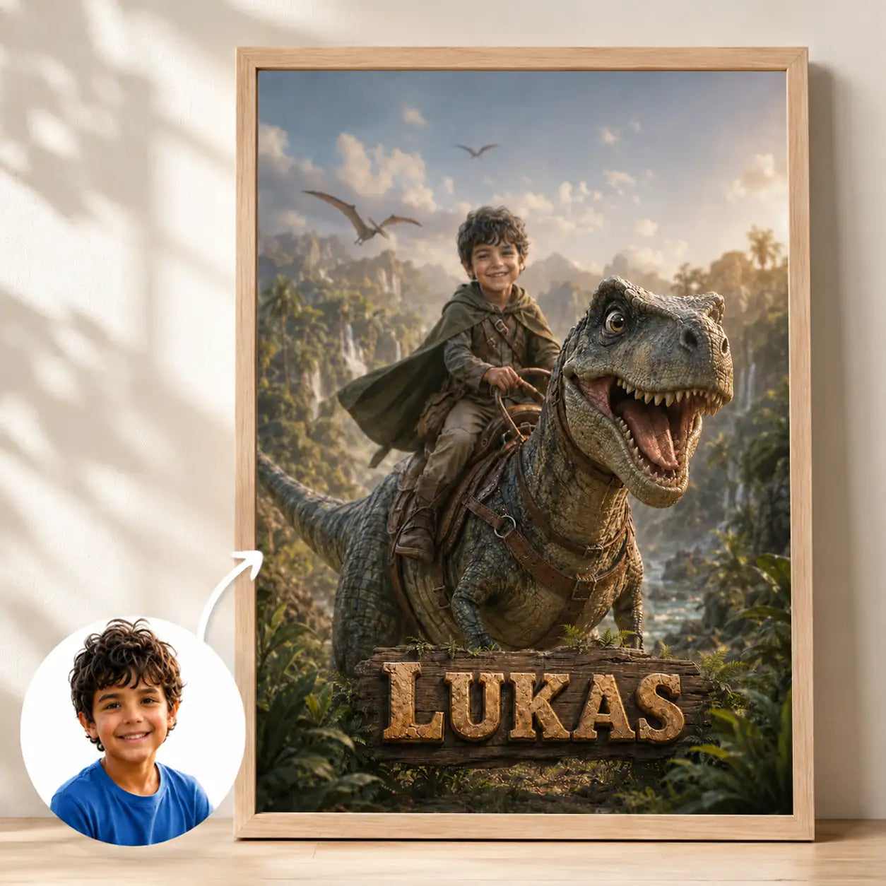 Poster Foto "Dinozeit"