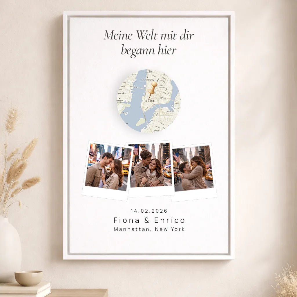 Leinwand "Wo alles begann" | Unsere Welt-Edition