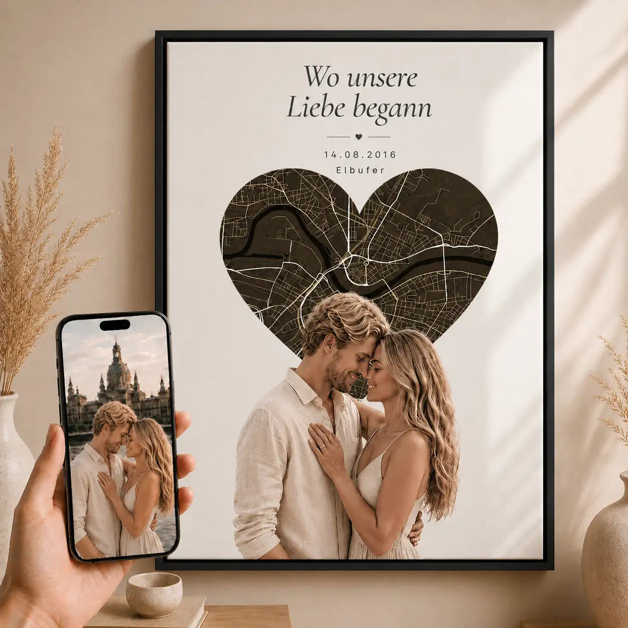 Leinwand „Wo alles begann“ | Liebesort-Edition #2