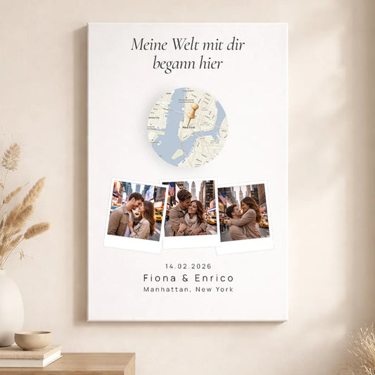 Leinwand "Wo alles begann" | Unsere Welt-Edition