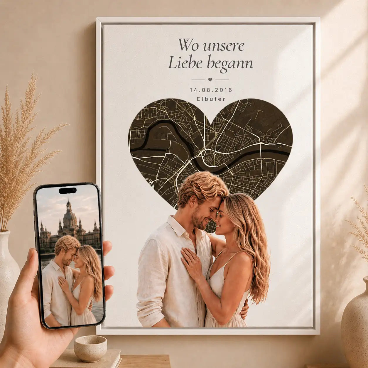 Leinwand „Wo alles begann“ | Liebesort-Edition #2