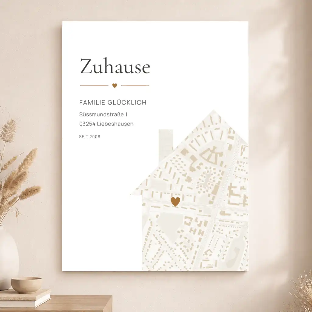 Leinwand "Zuhause"