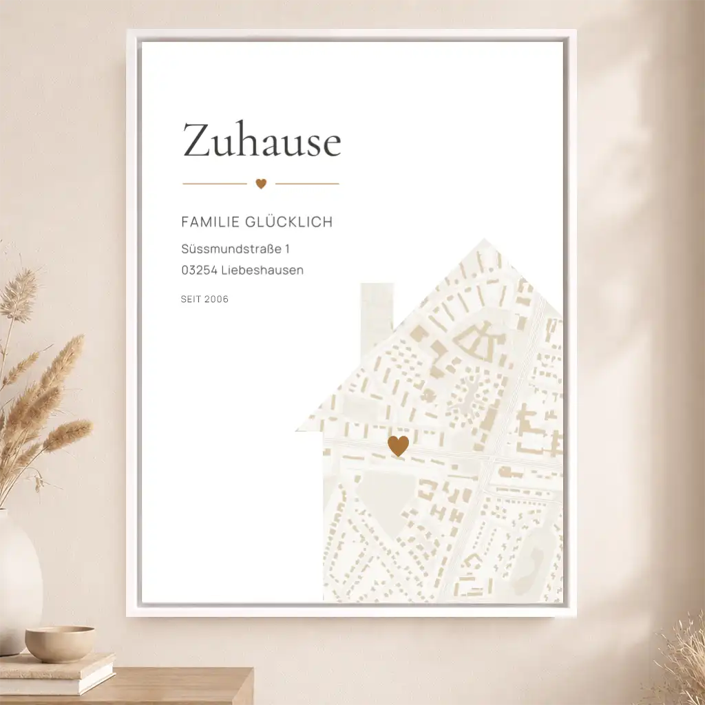 Leinwand "Zuhause"