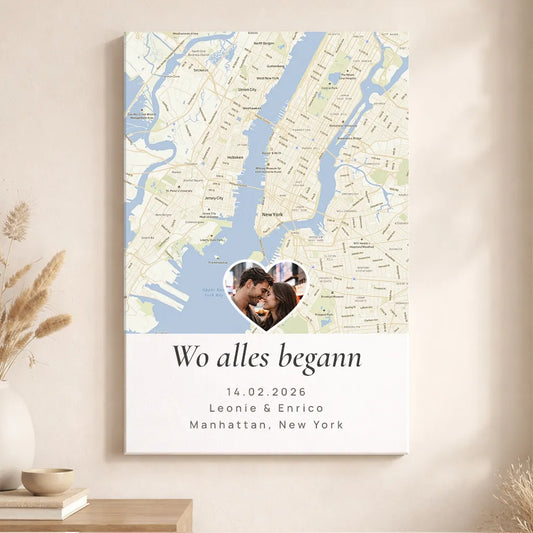 Leinwand "Wo alles begann" | Herz-Edition
