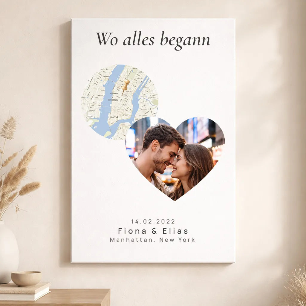 Leinwand "Wo alles begann" | Foto-Edition