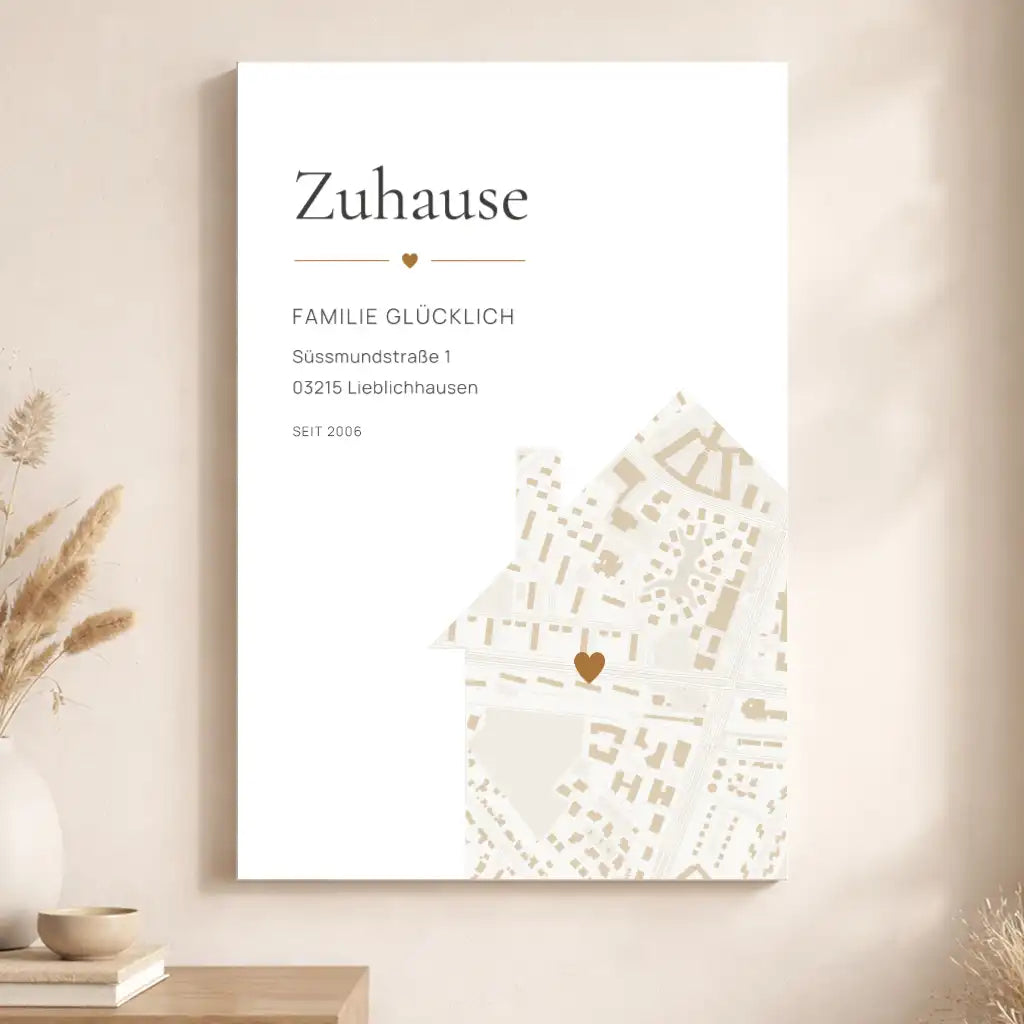 Leinwand "Zuhause"