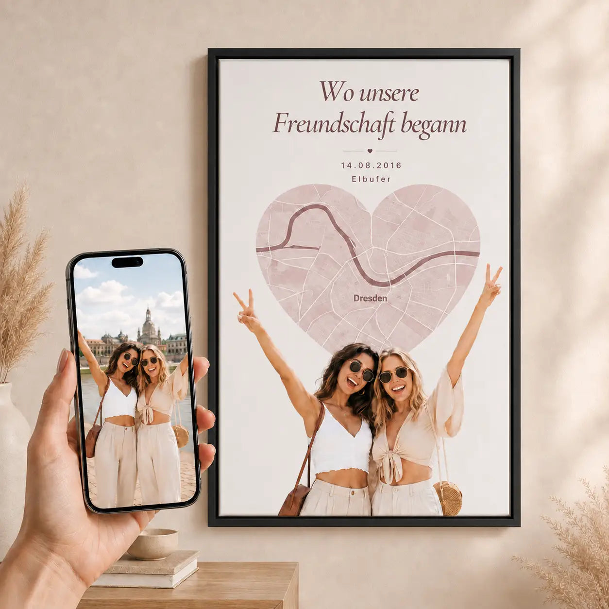 Leinwand "Wo unsere Freundschaft begann #2"