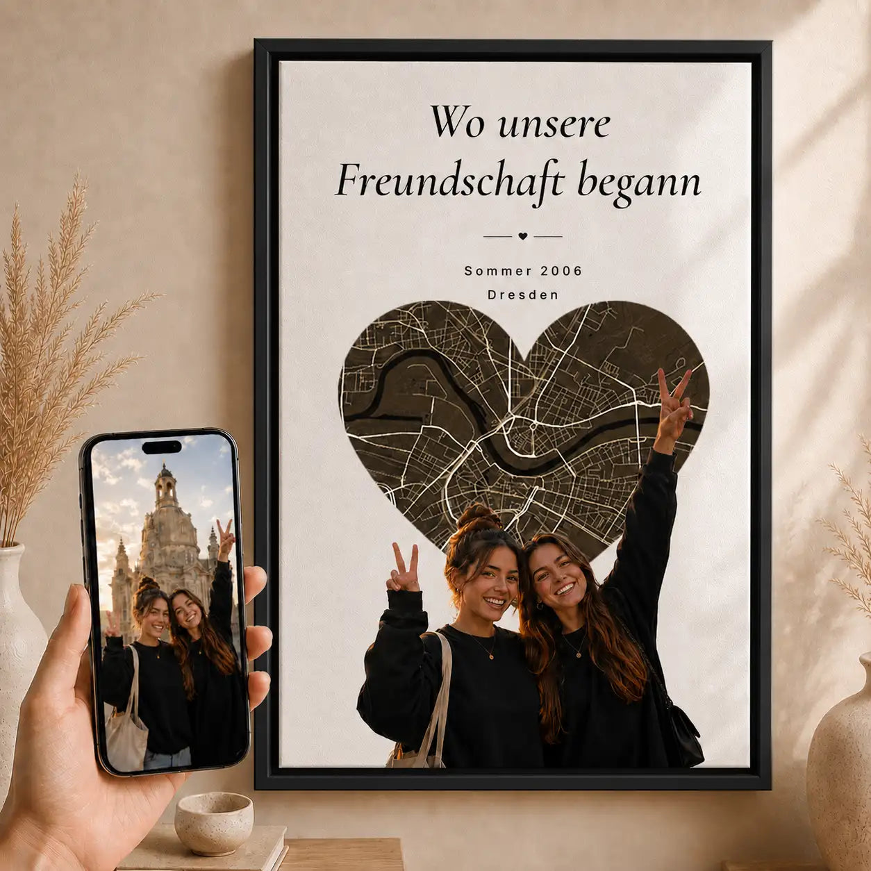 Leinwand "Wo unsere Freundschaft begann #3"