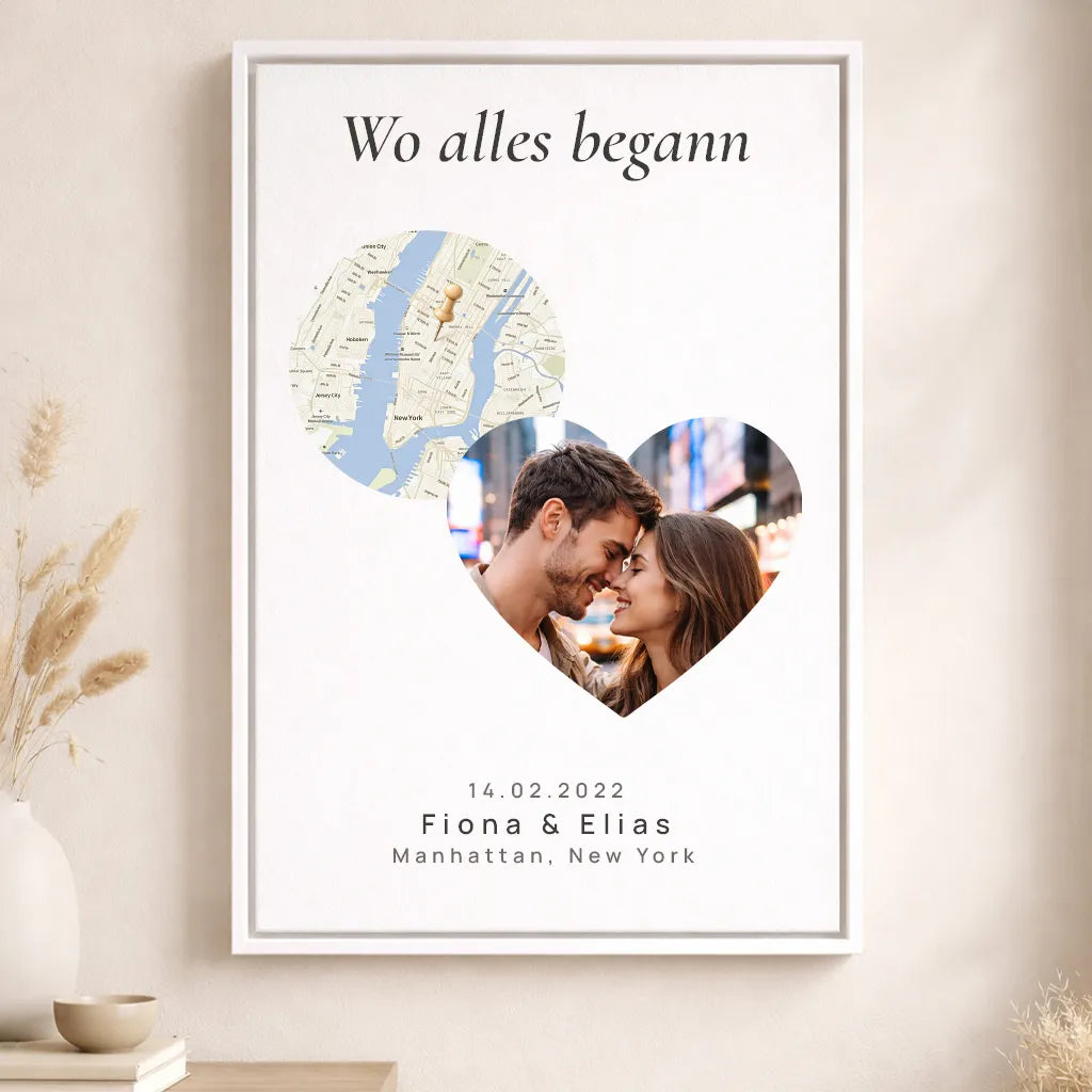 Leinwand "Wo alles begann" | Foto-Edition