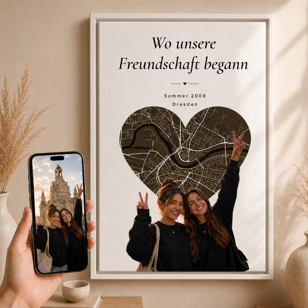 Leinwand "Wo unsere Freundschaft begann #3"