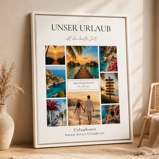 Leinwand "Urlauberinnerung"