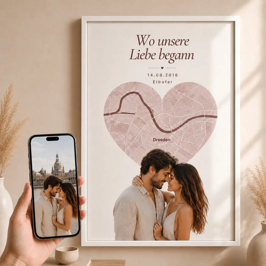Leinwand „Wo alles begann“ | Liebesort-Edition