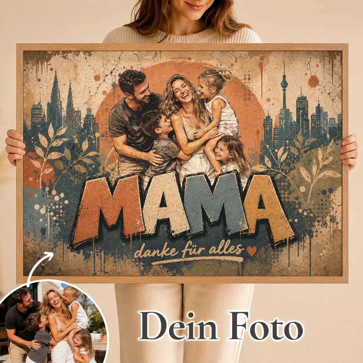 Wandbild Fotocollage "Graffiti"