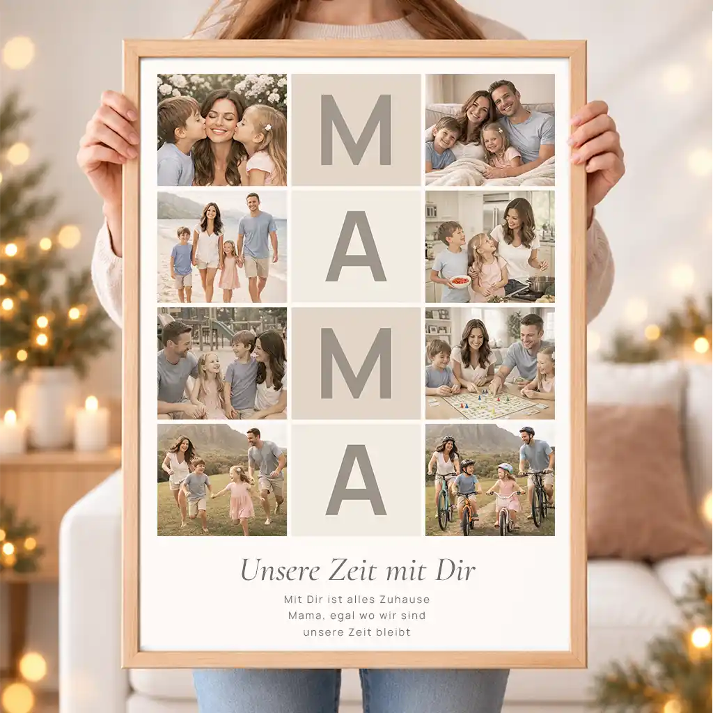 Wandbild Fotocollage "Lieblingsmomente Xmas 2026"