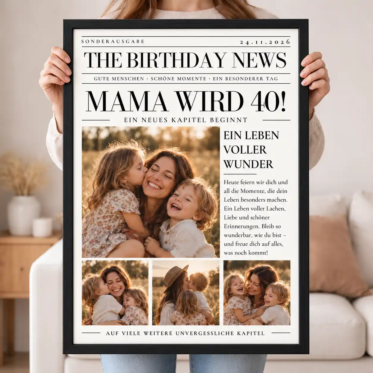 Wandbild Fotocollage "Geburtstag" #4