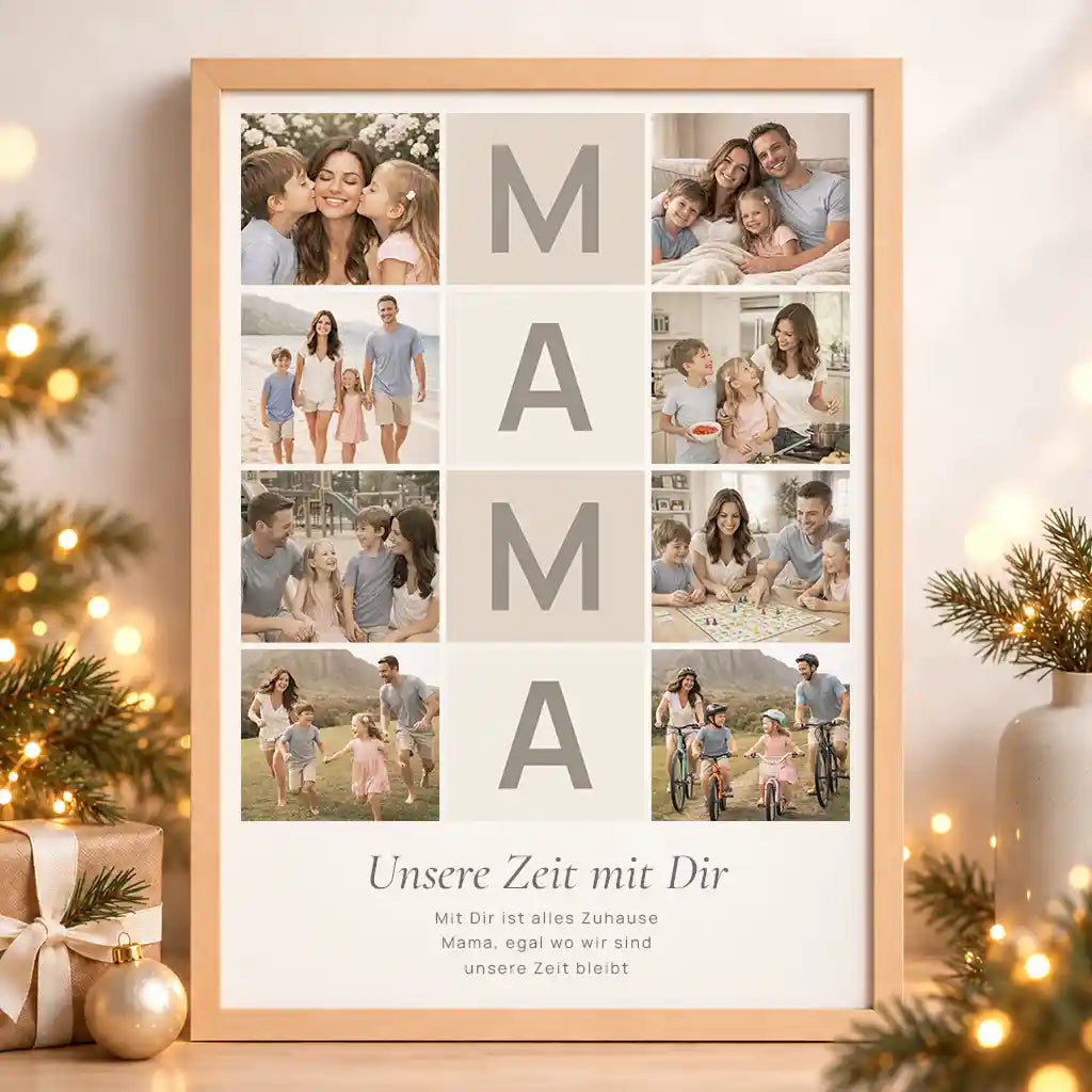 Poster Fotocollage "Lieblingsmomente Xmas 2026"