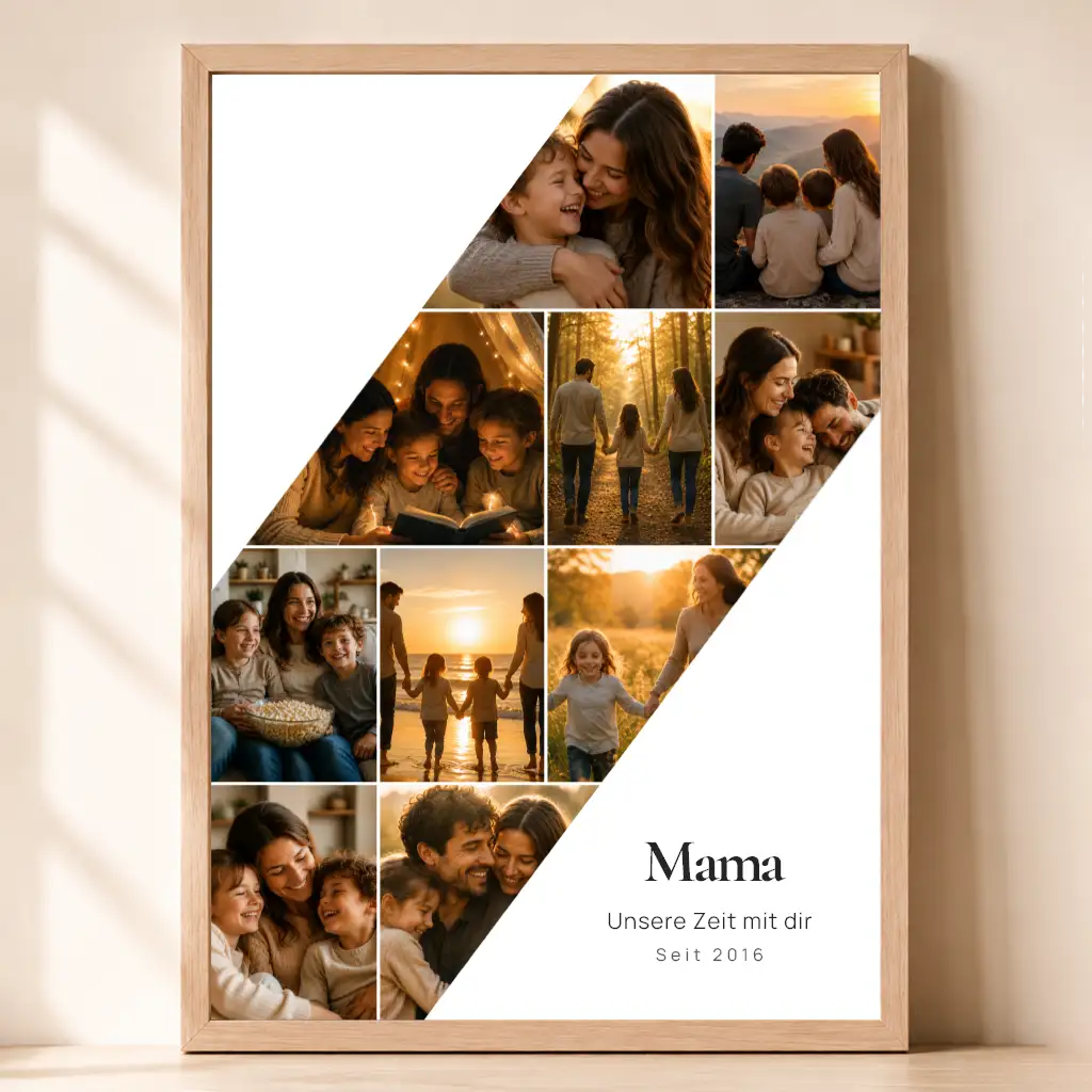 Poster Fotocollage "All die Momente" #2