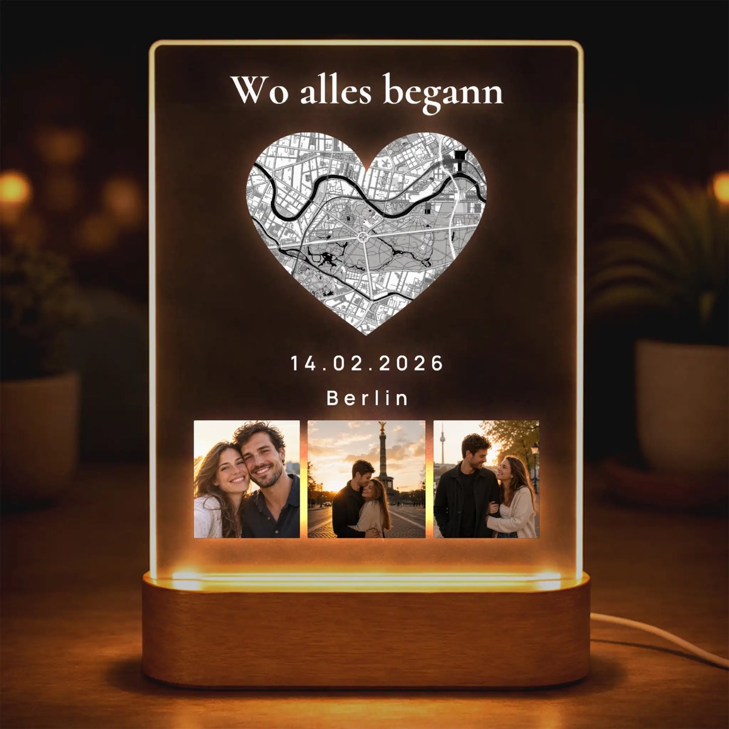 Acrylglas-Lampe "Wo alles begann" | Foto-Edition #3