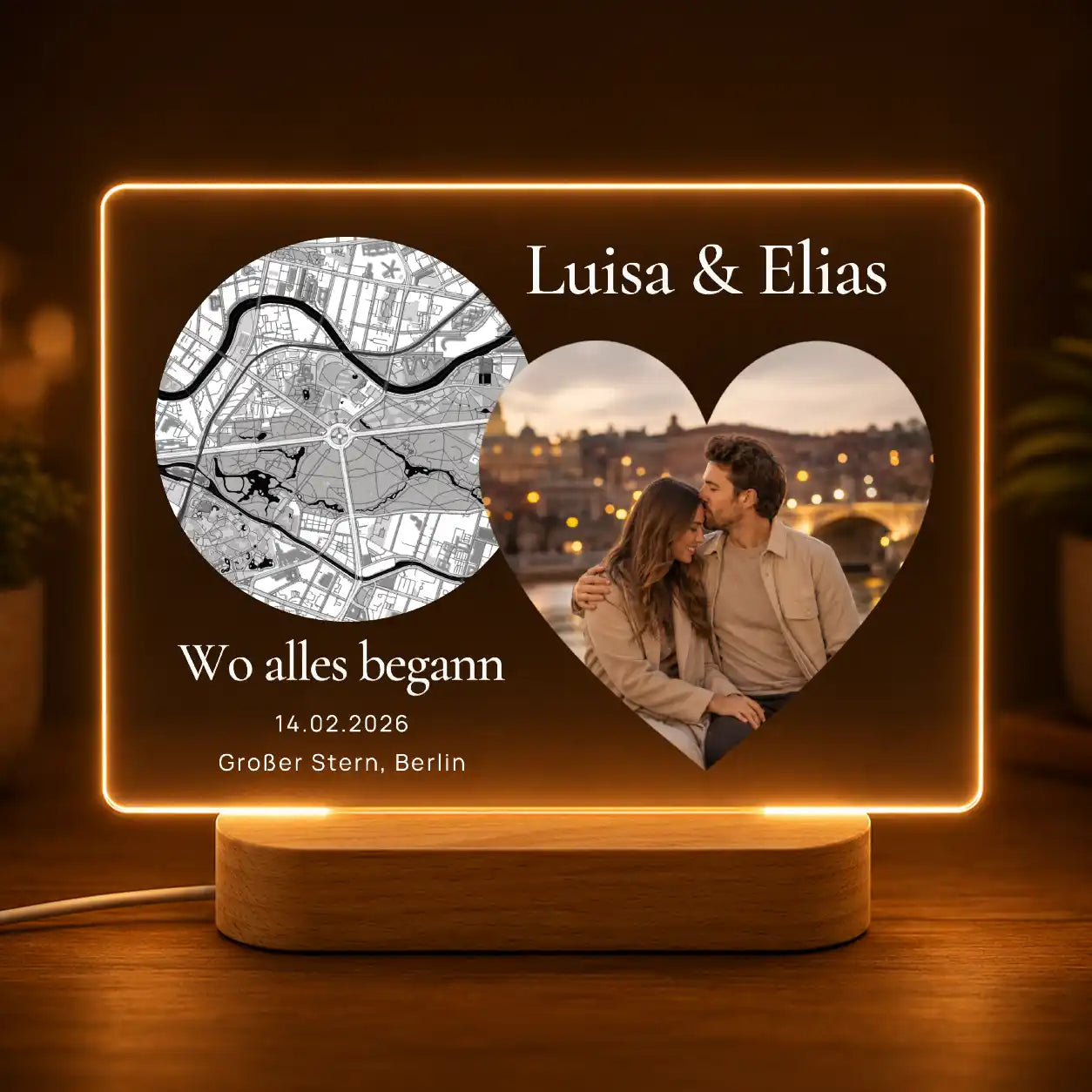 Acrylglas-Lampe "Wo alles begann" | Foto-Edition #2
