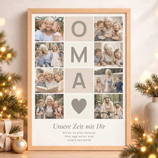 Poster Fotocollage "Lieblingsmomente Xmas 2026" (DIN A3)