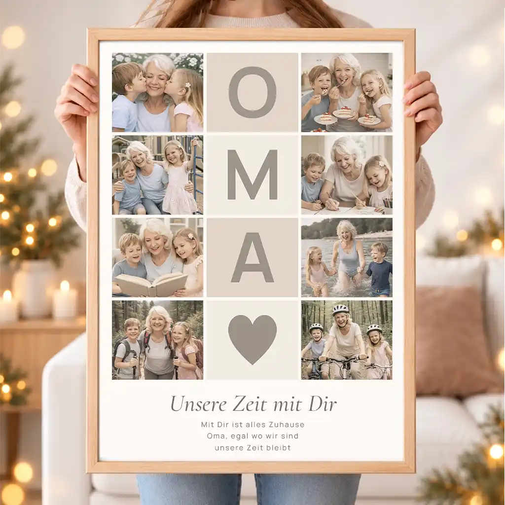 Wandbild Fotocollage "Lieblingsmomente Xmas 2026"