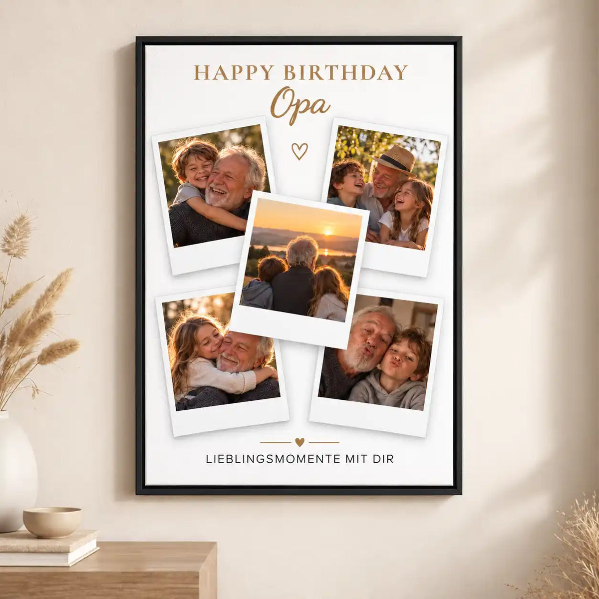 Leinwand Fotocollage "Geburtstag" #3