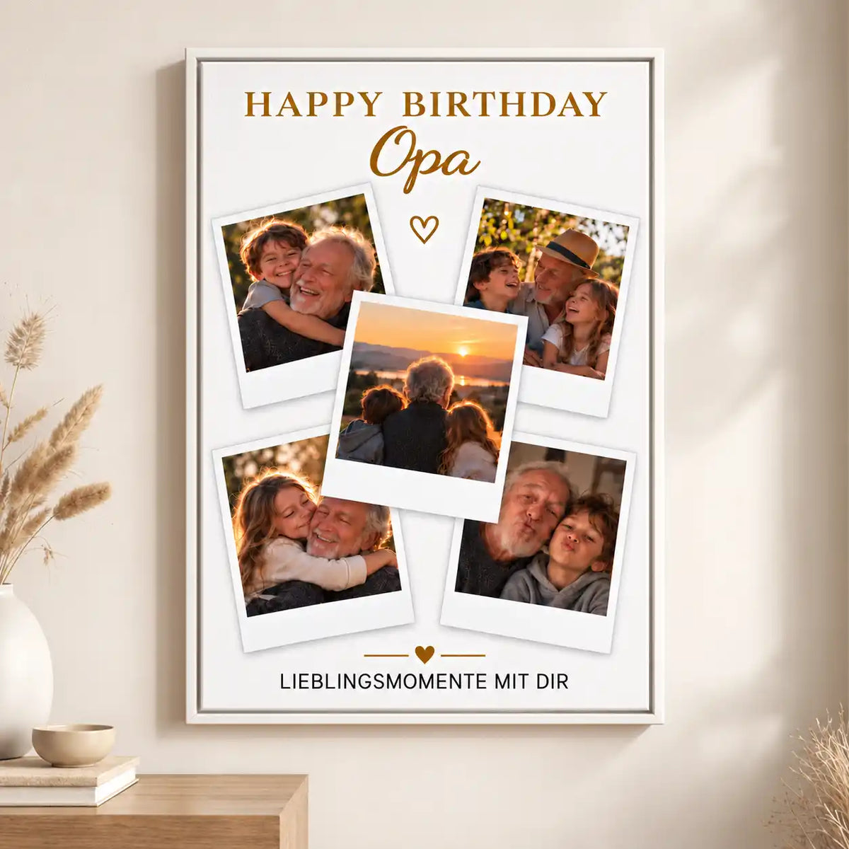 Leinwand Fotocollage "Geburtstag" #3