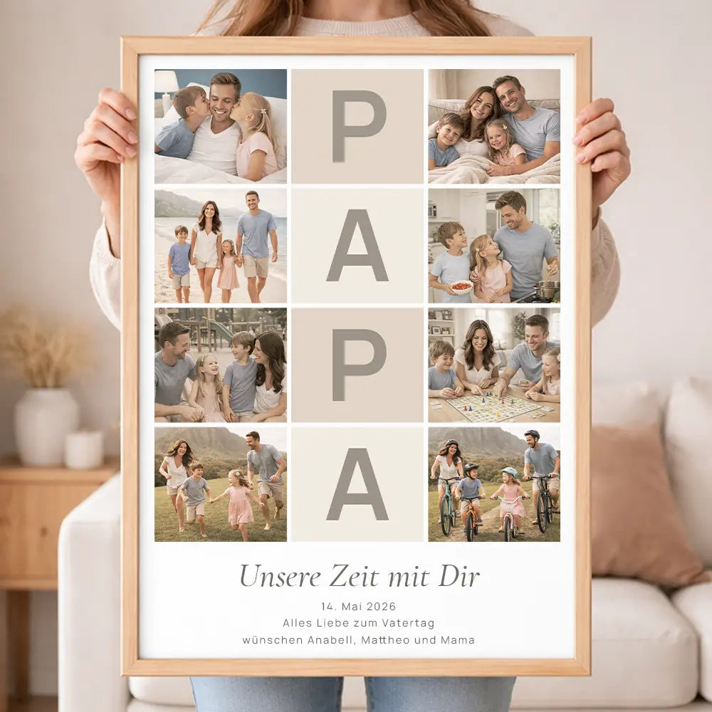 Wandbild Fotocollage "Lieblingsmomente"