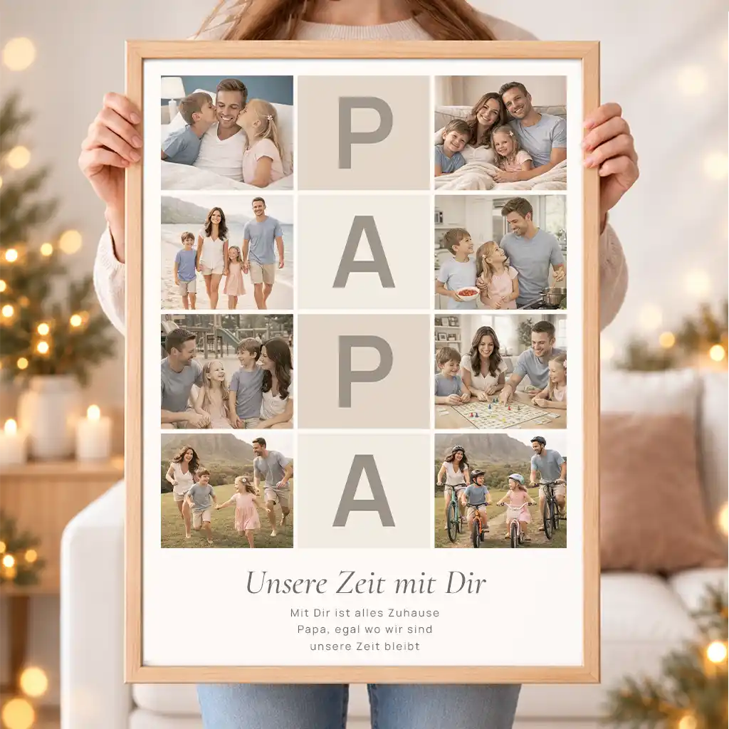 Wandbild Fotocollage "Lieblingsmomente Xmas 2026"