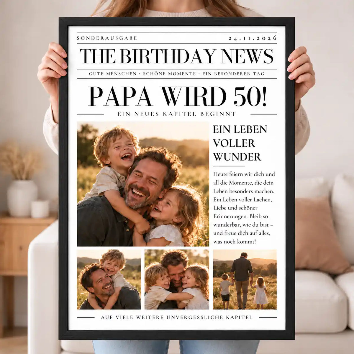 Wandbild Fotocollage "Geburtstag" #4