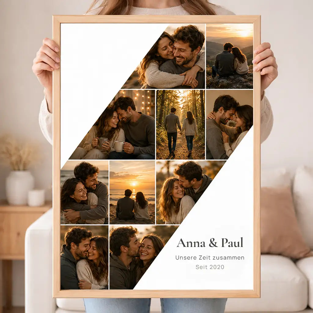 Wandbild Fotocollage "All die Momente"