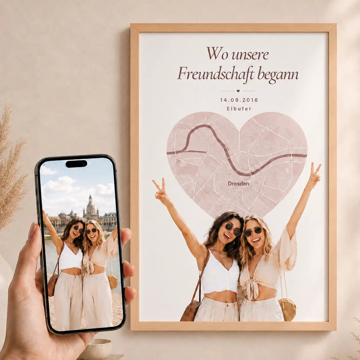 Poster "Wo unsere Freundschaft begann #2"