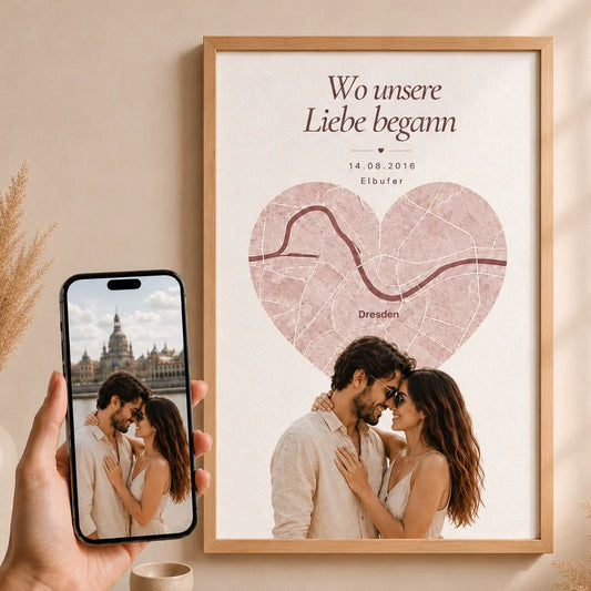 Poster „Wo alles begann“ | Liebesort-Edition