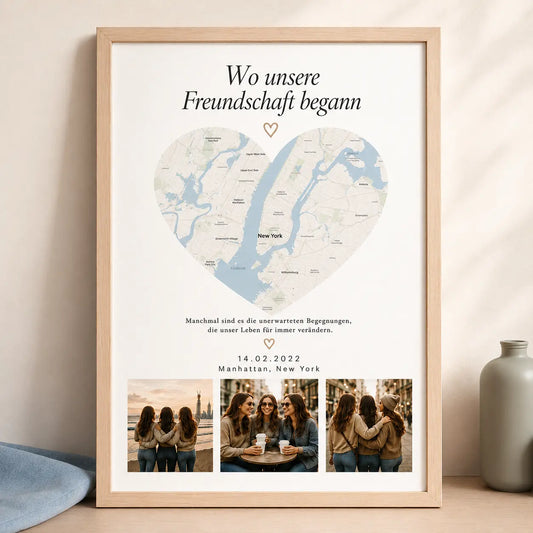 Poster "Wo unsere Freundschaft begann #1"