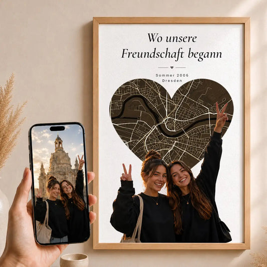 Poster "Wo unsere Freundschaft begann #3"