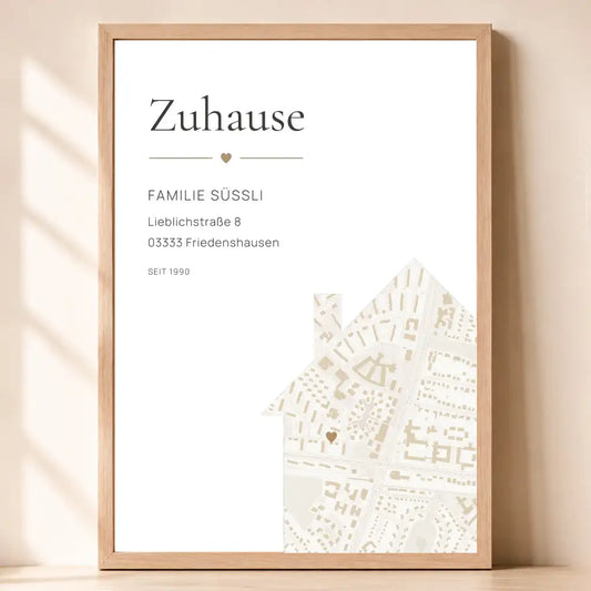 Poster "Zuhause"
