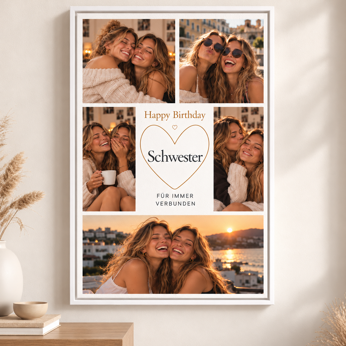 Leinwand Fotocollage "Geburtstag" #2