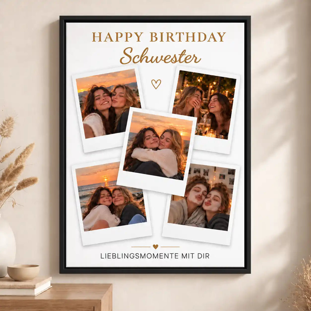 Leinwand Fotocollage "Geburtstag" #3