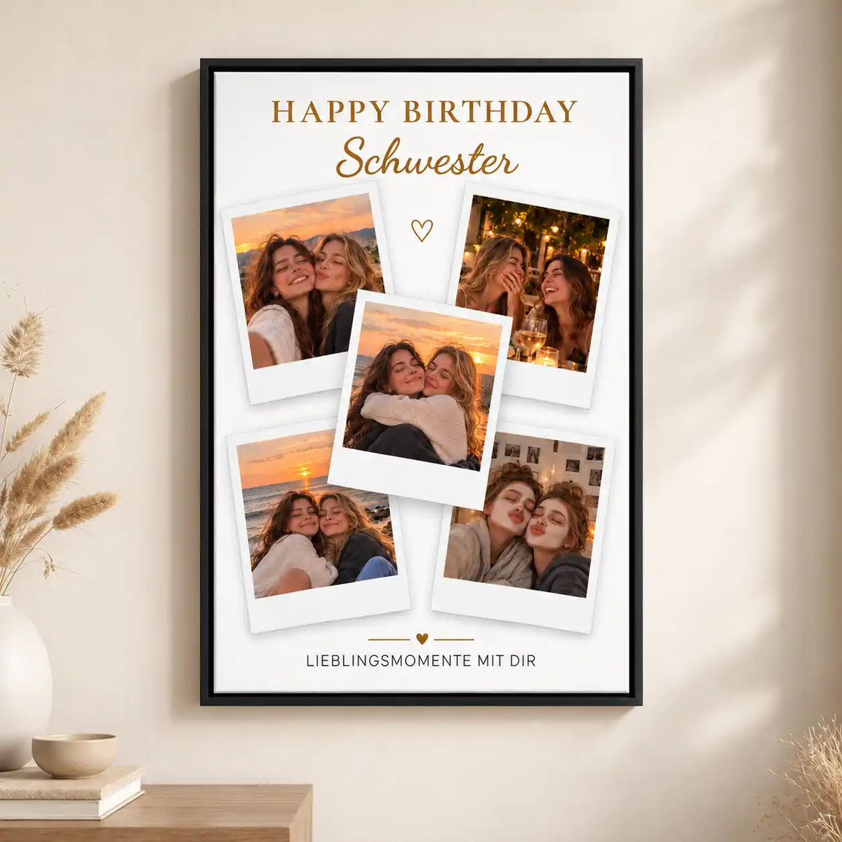 Leinwand Fotocollage "Geburtstag" #3