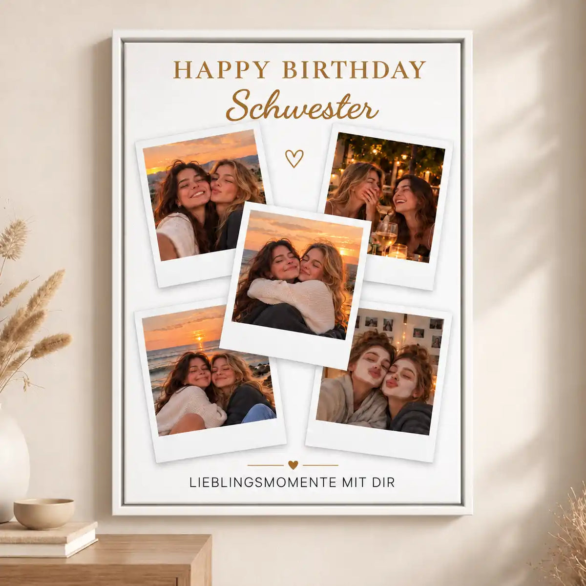 Leinwand Fotocollage "Geburtstag" #3