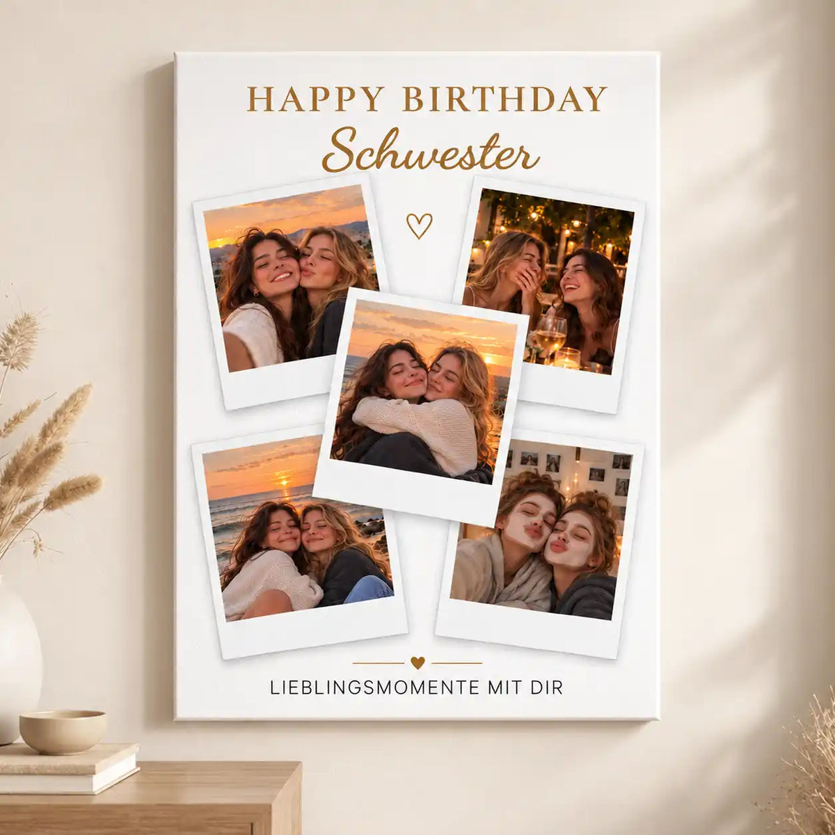 Leinwand Fotocollage "Geburtstag" #3